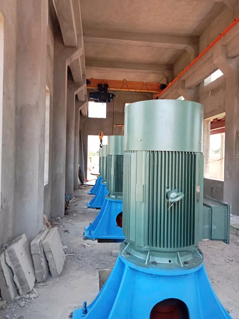 Công trình bơm hướng trục công suất lớn